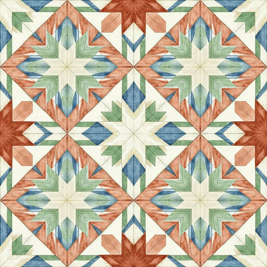 Southwest Aztec Tribal Pattern 17 Quilting Cotton Fabric