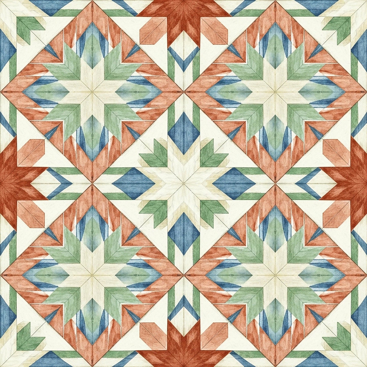 Southwest Aztec Tribal Pattern 17 Quilting Cotton Fabric