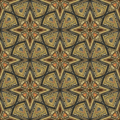 Southwest Aztec Tribal Pattern 19 Quilting Cotton Fabric