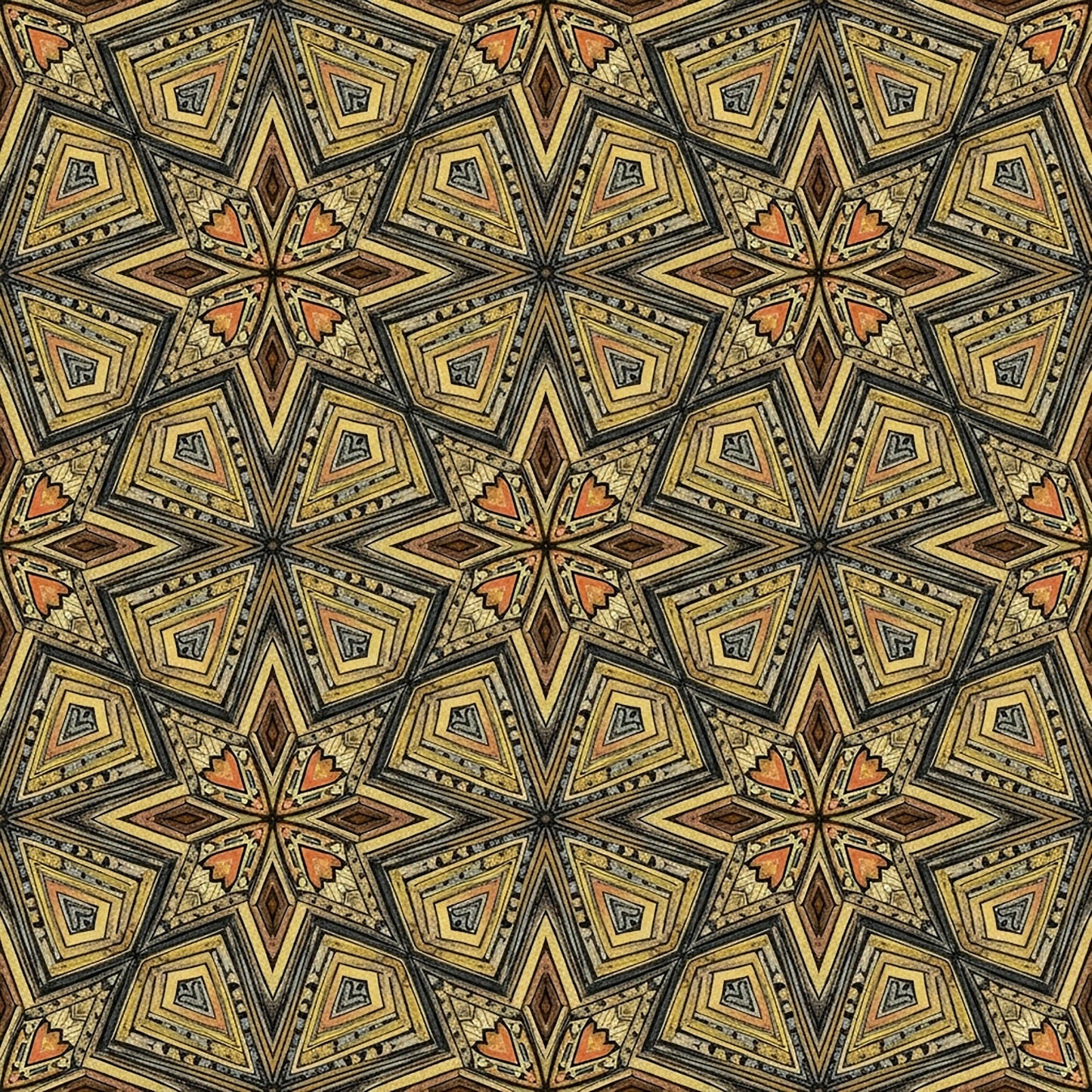Southwest Aztec Tribal Pattern 19 Quilting Cotton Fabric