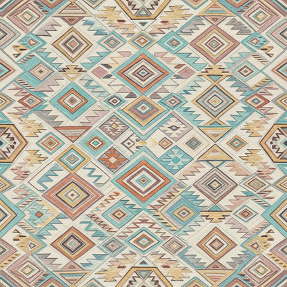 Southwest Aztec Tribal Pattern 20 Quilting Cotton Fabric