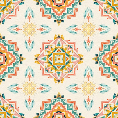 Southwest Aztec Tribal Pattern 22 Quilting Cotton Fabric