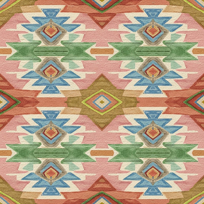 Southwest Aztec Tribal Pattern 27 Quilting Cotton Fabric