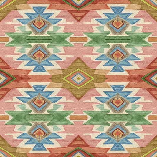Southwest Aztec Tribal Pattern 27 Quilting Cotton Fabric