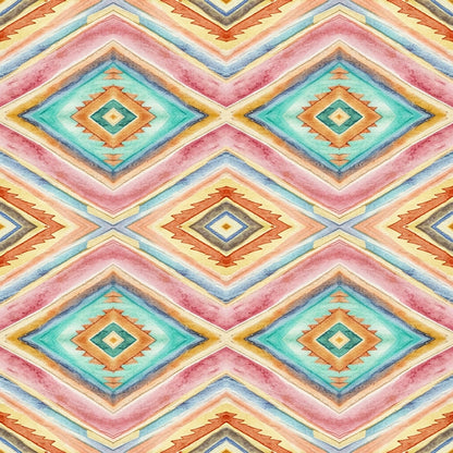 Southwest Aztec Tribal Pattern 2 Quilting Cotton Fabric