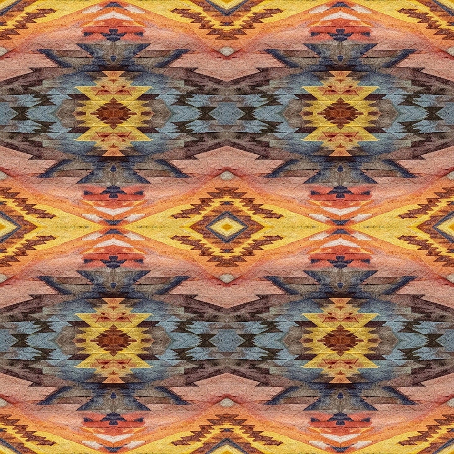 Southwest Aztec Tribal Pattern 5 Quilting Cotton Fabric