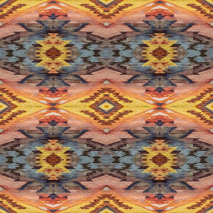 Southwest Aztec Tribal Pattern 5 Quilting Cotton Fabric