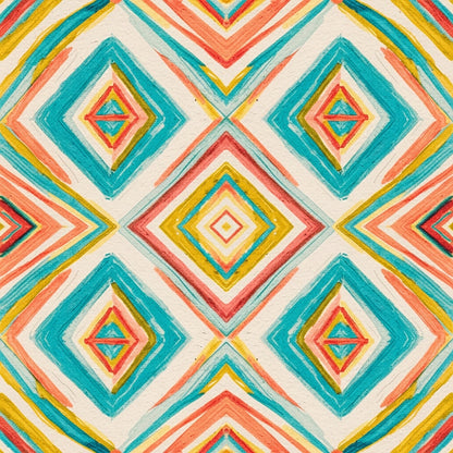 Southwest Aztec Tribal Pattern 6 Quilting Cotton Fabric