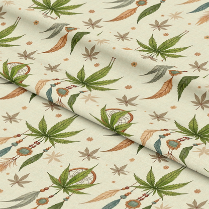 Southwestern Cannabis Pattern 10 Quilting Cotton Fabric