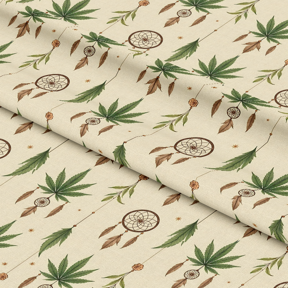 Southwestern Cannabis Pattern 1 Quilting Cotton Fabric