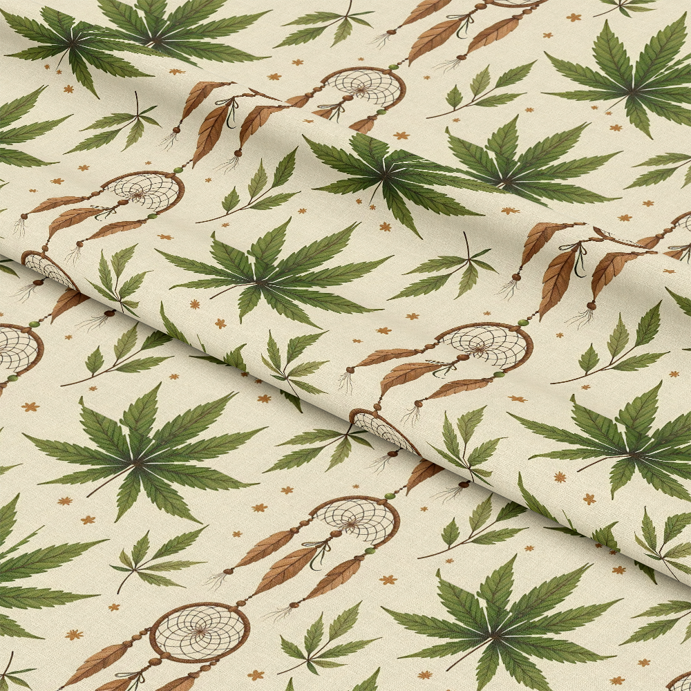 Southwestern Cannabis Pattern 2 Quilting Cotton Fabric