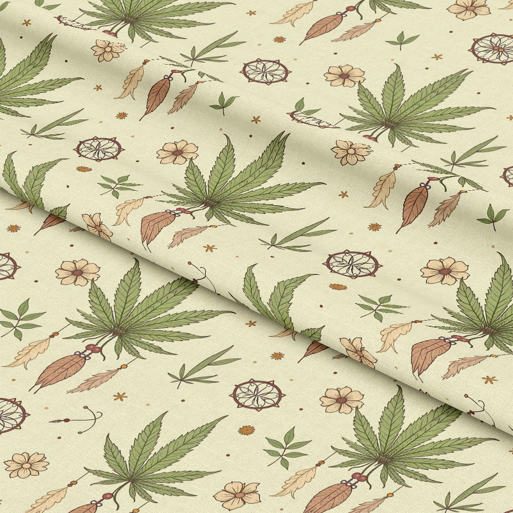 Southwestern Cannabis Pattern 7 Quilting Cotton Fabric