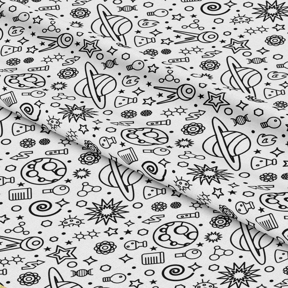 Space Science Pattern 1 Quilting Cotton Fabric