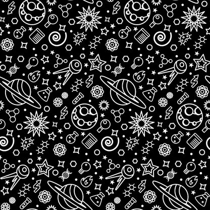 Space Science Pattern 2 Quilting Cotton Fabric