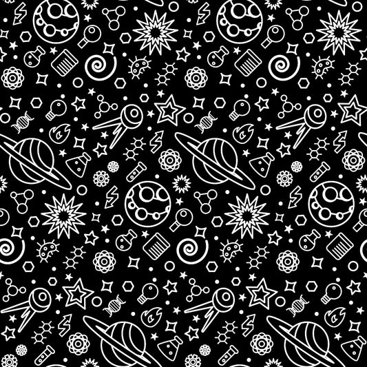 Space Science Pattern 2 Quilting Cotton Fabric