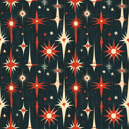 Sparkleworks Mid-Century 4th of July Pattern 10 Quilting Cotton Fabric