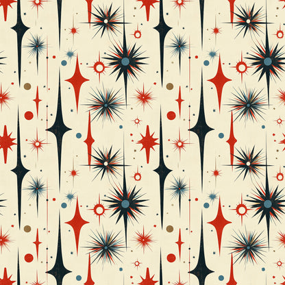 Sparkleworks Mid-Century 4th of July Pattern 7 Quilting Cotton Fabric