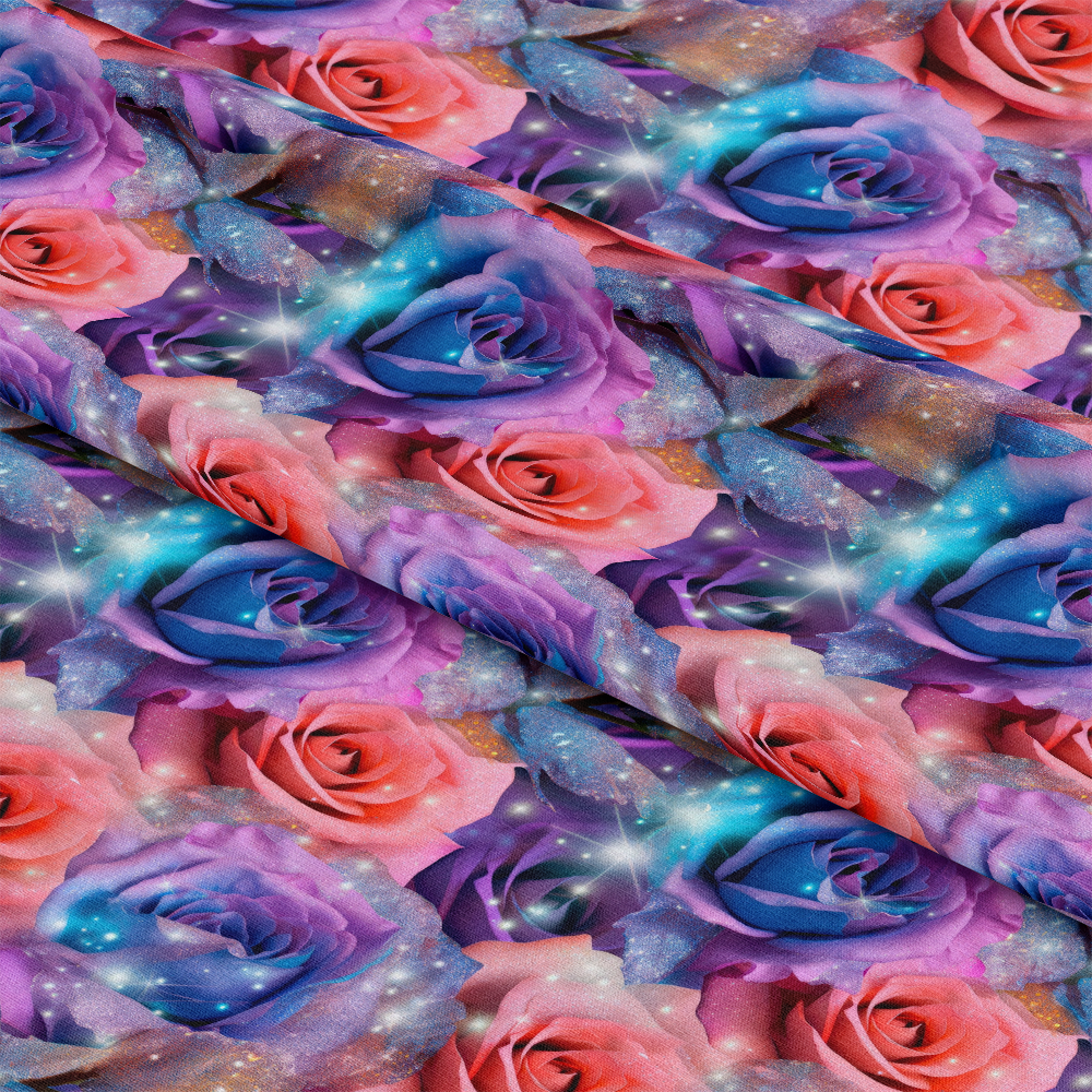 Sparkling Roses Pattern 12 Quilting Cotton Fabric