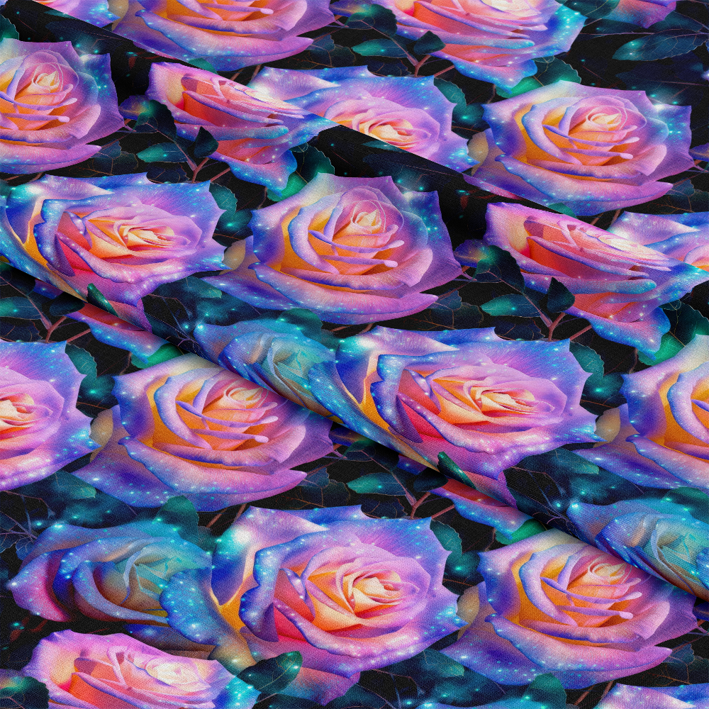 Sparkling Roses Pattern 1 Quilting Cotton Fabric