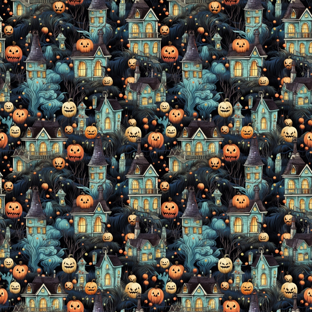 Spooky Season Pattern 10 Quilting Cotton Fabric – FabricMegaStore.com