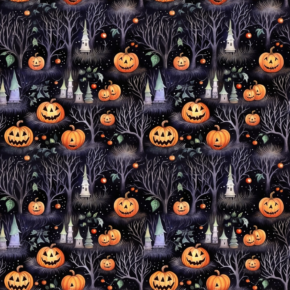 Spooky Season Pattern 17 Quilting Cotton Fabric