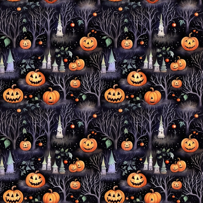 Spooky Season Pattern 17 Quilting Cotton Fabric