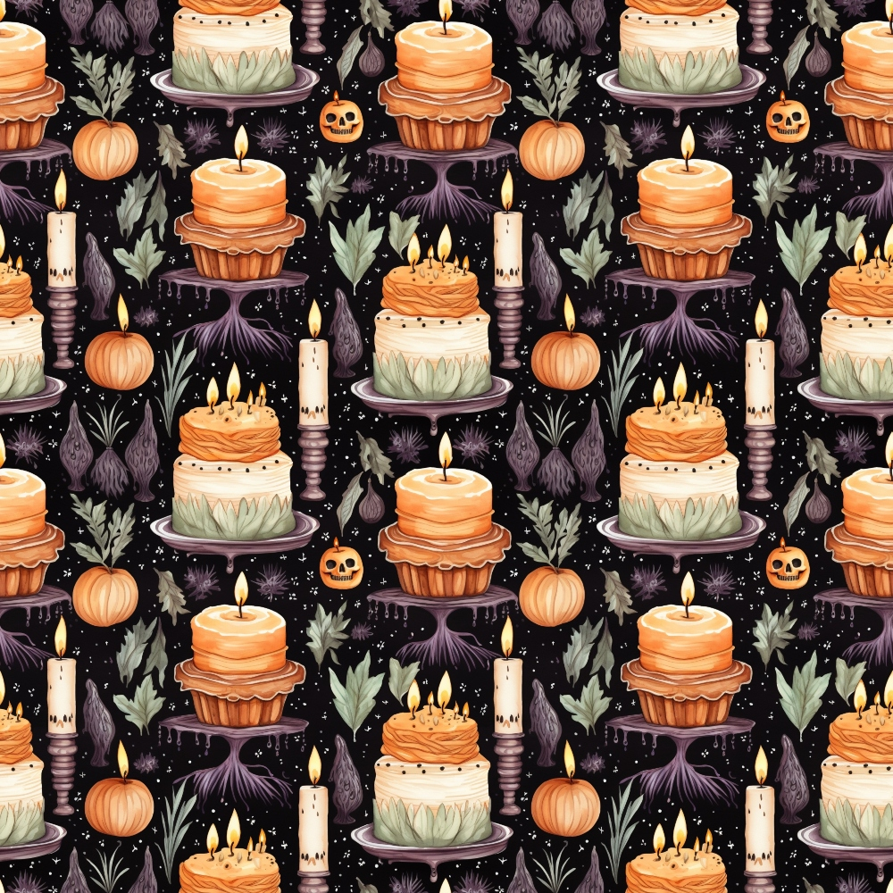 Spooky Season Pattern 19 Quilting Cotton Fabric