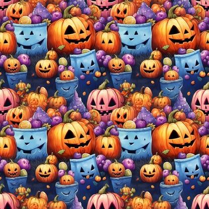 Spooky Season Pattern 37 Quilting Cotton Fabric