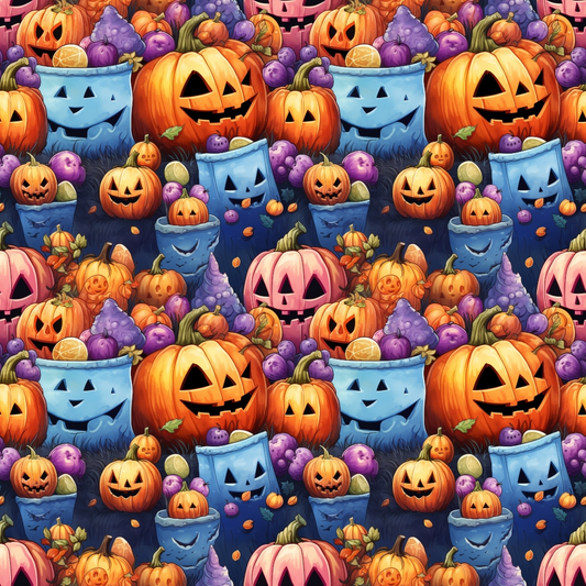 Spooky Season Pattern 37 Quilting Cotton Fabric