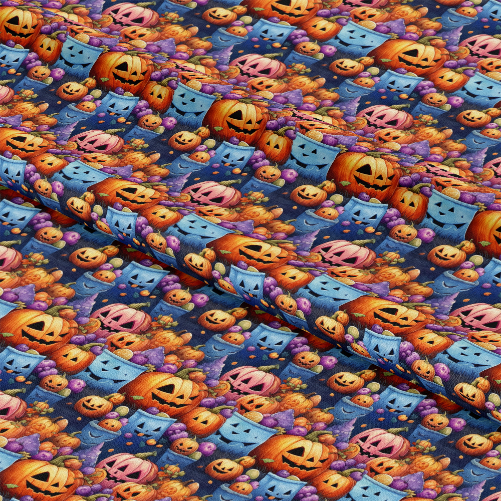 Spooky Season Pattern 37 Quilting Cotton Fabric