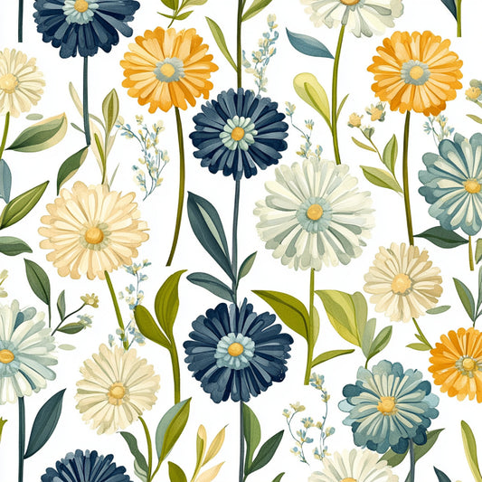 Spring Dandelions Pattern 17 Quilting Cotton Fabric
