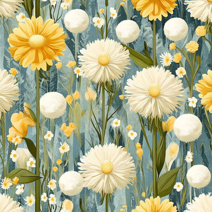 Spring Dandelions Pattern 24 Quilting Cotton Fabric