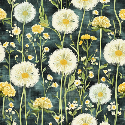 Spring Dandelions Pattern 26 Quilting Cotton Fabric