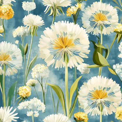 Spring Dandelions Pattern 9 Quilting Cotton Fabric
