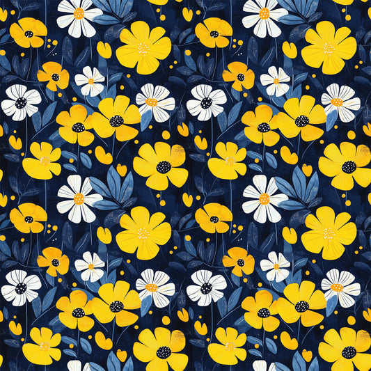 Spring Rain Umbrellas Pattern 6 Quilting Cotton Fabric