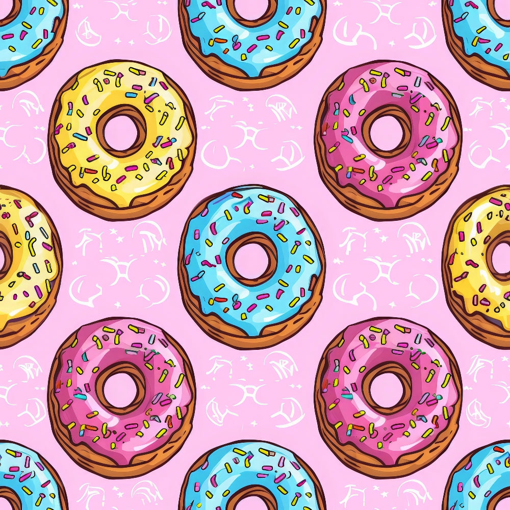 Sprinkle Donuts Pattern 3 Quilting Cotton Fabric