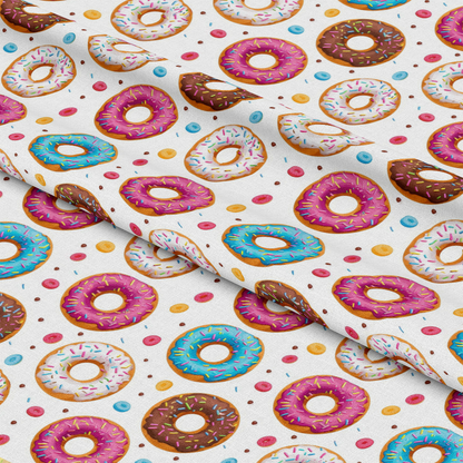 Sprinkle Donuts Pattern 4 Quilting Cotton Fabric