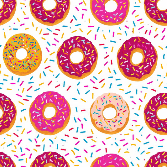 Sprinkle Donuts Pattern 5 Quilting Cotton Fabric