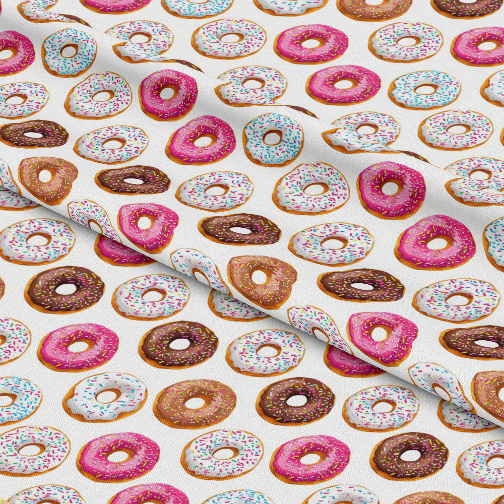 Sprinkle Donuts Pattern 7 Quilting Cotton Fabric