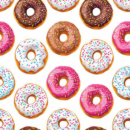 Sprinkle Donuts Pattern 7 Quilting Cotton Fabric