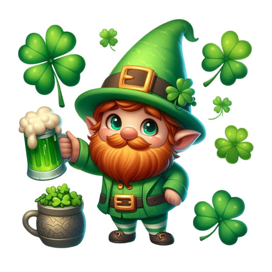 St. Patrick's Day Elements Fabric Panel 3
