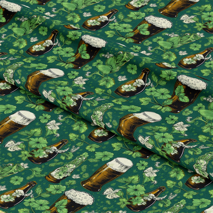 St. Patrick's Day Glam Pattern 14 Quilting Cotton Fabric