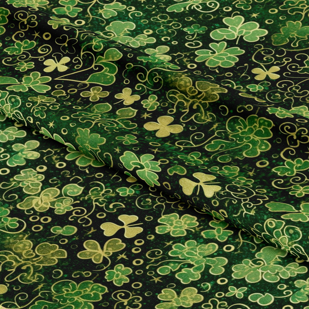St. Patrick's Day Glam Pattern 24 Quilting Cotton Fabric