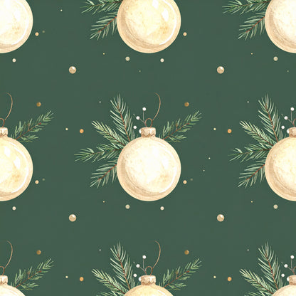 Starlit Xmas Elegance Pattern 20 Quilting Cotton Fabric