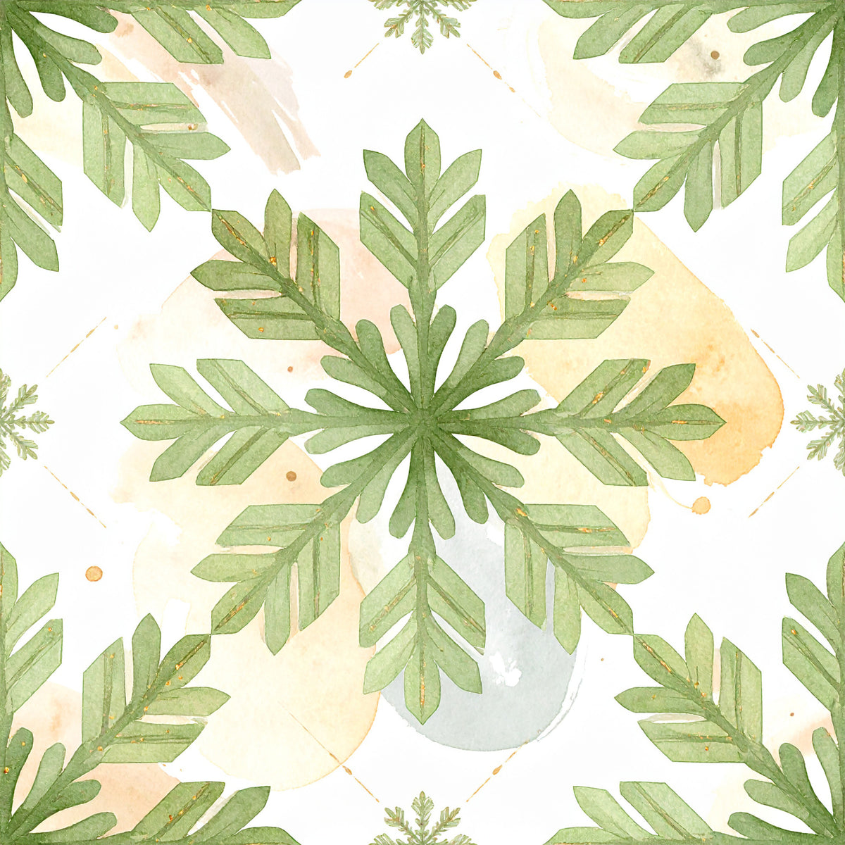 Starlit Xmas Elegance Pattern 22 Quilting Cotton Fabric