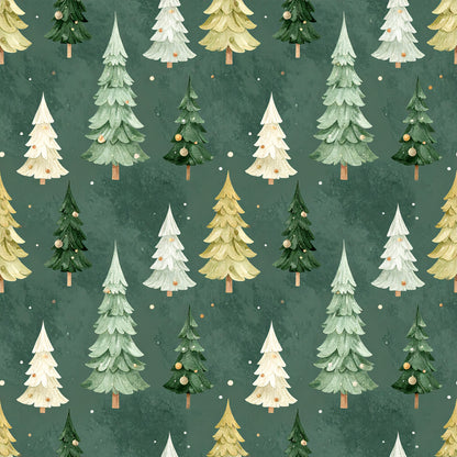 Starlit Xmas Elegance Pattern 24 Quilting Cotton Fabric
