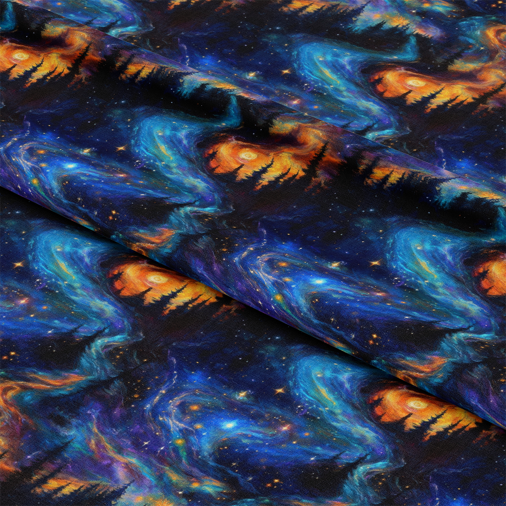 Starry Night Sky Pattern 29 Quilting Cotton Fabric