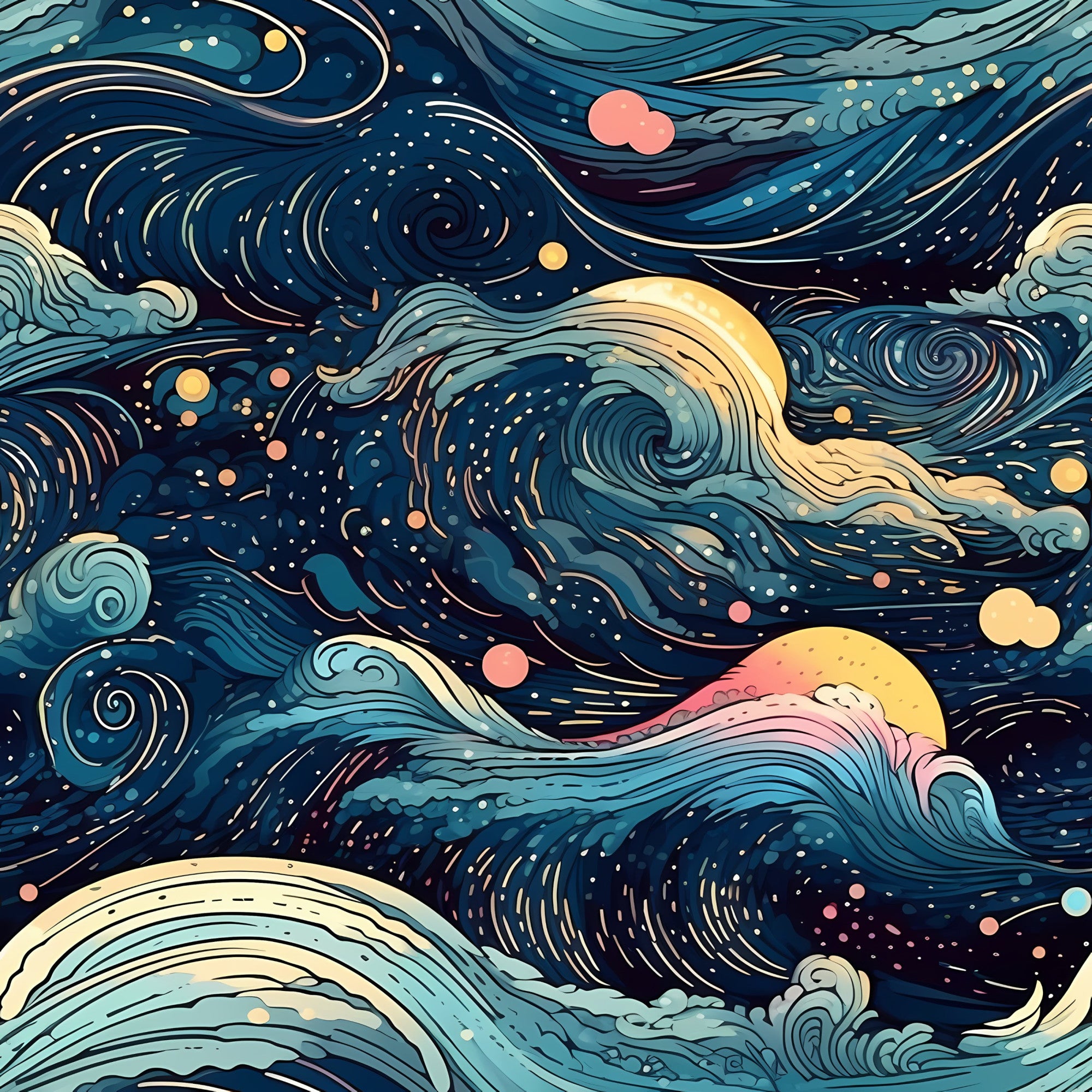StellarCosmos Pattern 9 Quilting Cotton Fabric – FabricMegaStore.com