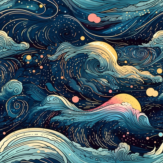 StellarCosmos Pattern 9 Quilting Cotton Fabric