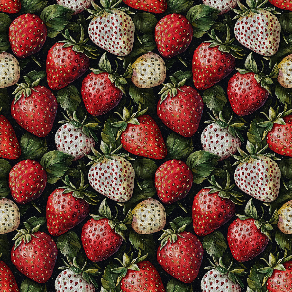 Strawberry Blooms Pattern 13 Quilting Cotton Fabric
